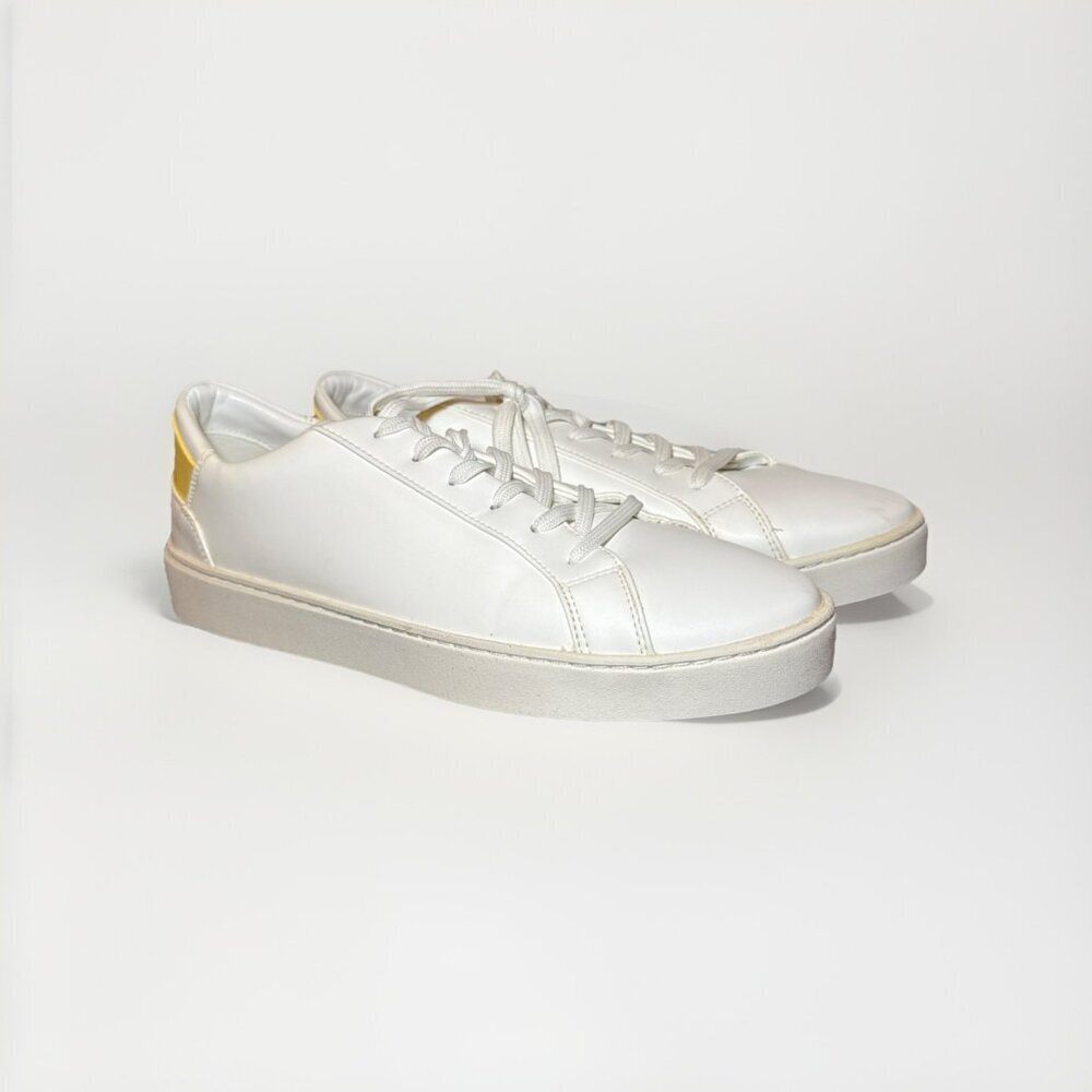 Thousand Fell Lace Up White Eco Recycled Tennis Shoes Mens size 11